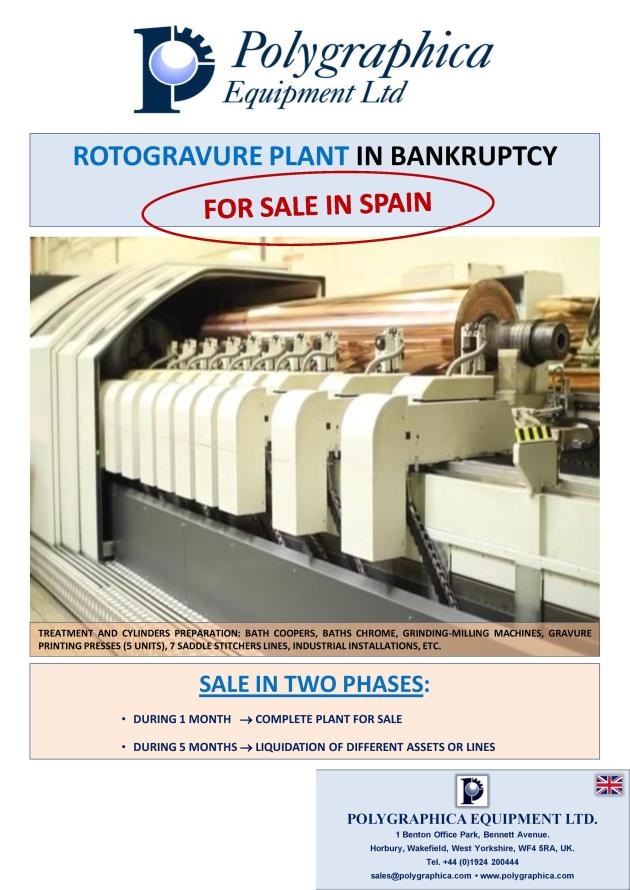 Rotogravure Plant For Sale 